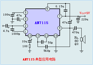 AN7115應(yīng)用電路