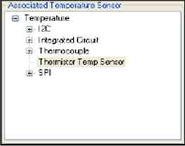  圖6：關(guān)聯(lián)的溫度傳感器列表