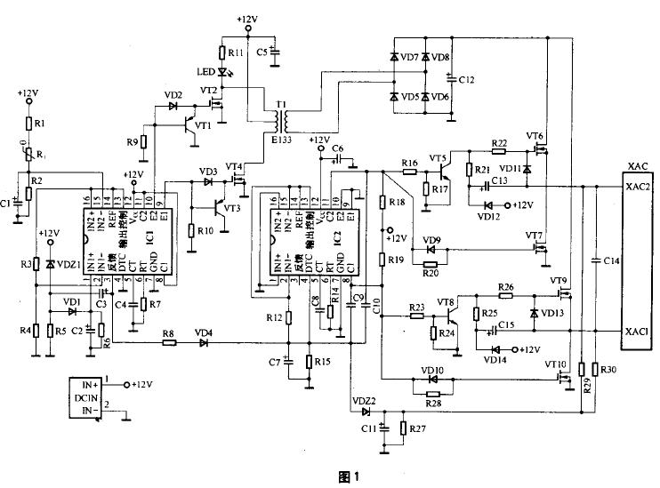 車(chē)載逆變器的電路原理及維修