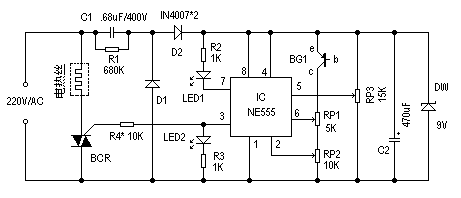 555時(shí)基集成電路的應(yīng)用