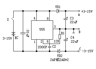 555時(shí)基集成電路的應(yīng)用