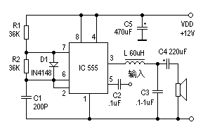 555時(shí)基集成電路的應(yīng)用