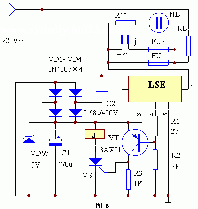 保險(xiǎn)絲熔斷自愈電路