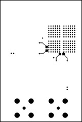 Figure 1-4. DS3151 Single-port, T3/E3 LIU layout—bottom conducting layer.