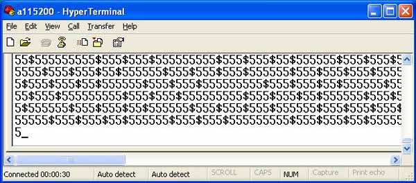 Figure 5. Typical output of the example applications from Figure 4 and Figure 6.