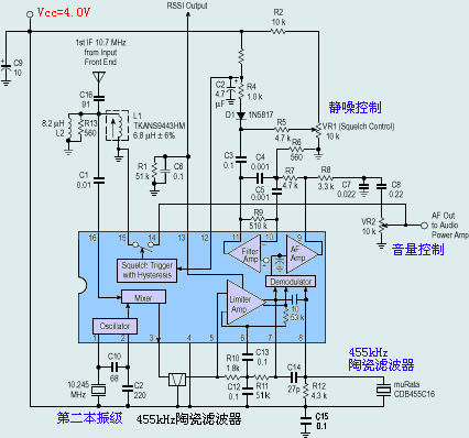 MC3372應(yīng)用電路