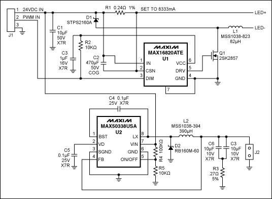 Figure 1. Schematic of the driver design.