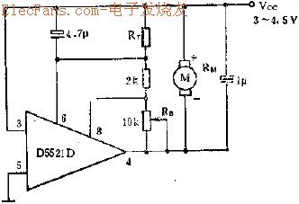 D5521D直流馬達穩(wěn)速電路的應(yīng)用  wenjunhu.com