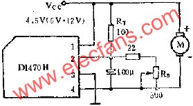 D1470H直流馬達穩(wěn)速電路的應用  wenjunhu.com