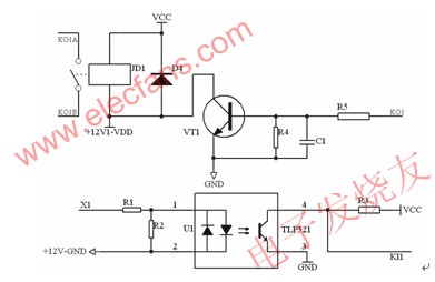 開(kāi)關(guān)量控制模塊電路圖 www.wenjunhu.com