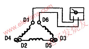 “環(huán)流法”辨別電動機首尾端 wenjunhu.com