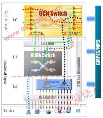 ZTE DWDM 光、電交叉業(yè)務調(diào)度模型 www.wenjunhu.com