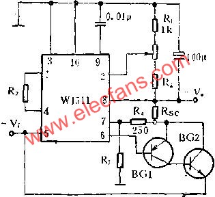 更低電壓擴大電流的應(yīng)用線路圖  wenjunhu.com