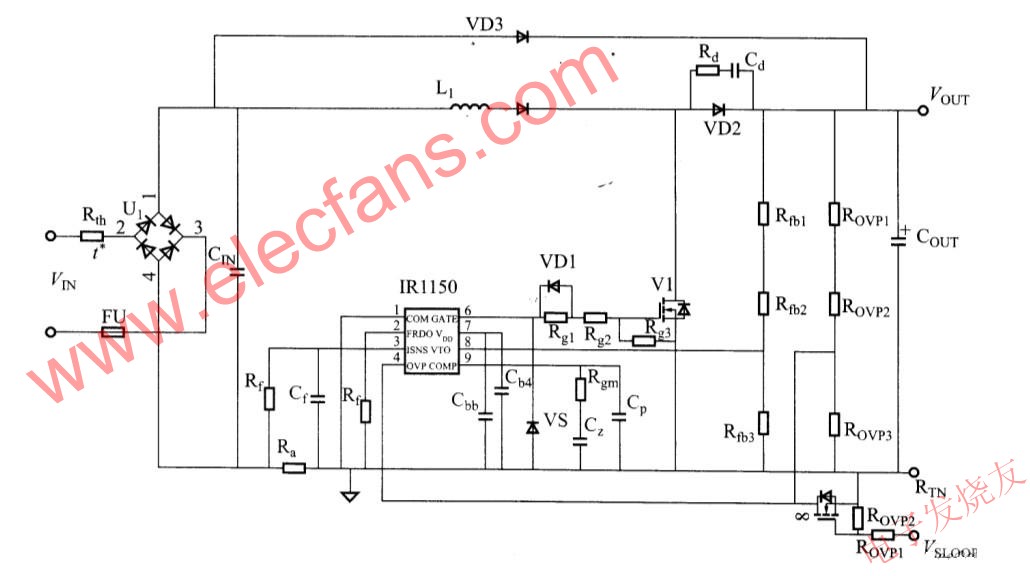 IR1150控制的PFC的電路 www.wenjunhu.com