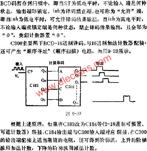 C300用于BCD-16與18進(jìn)制加法計(jì)數(shù)器配接線路圖  wenjunhu.com