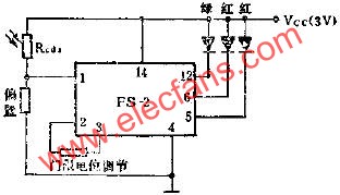 FS-2電測光集成電路的應(yīng)用電路圖  wenjunhu.com