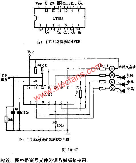 LT156時序控制電路的應用電路圖  www.wenjunhu.com