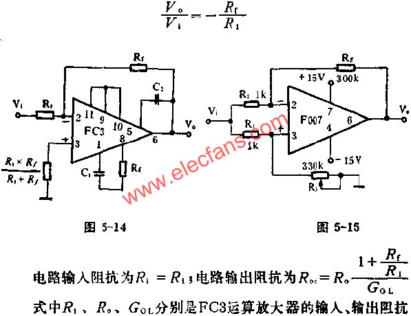 倒相比例放大器電路圖  wenjunhu.com