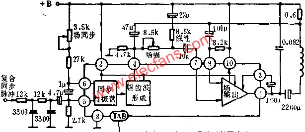 D1031內(nèi)部功能方框圖及典型外圍電路圖  www.wenjunhu.com