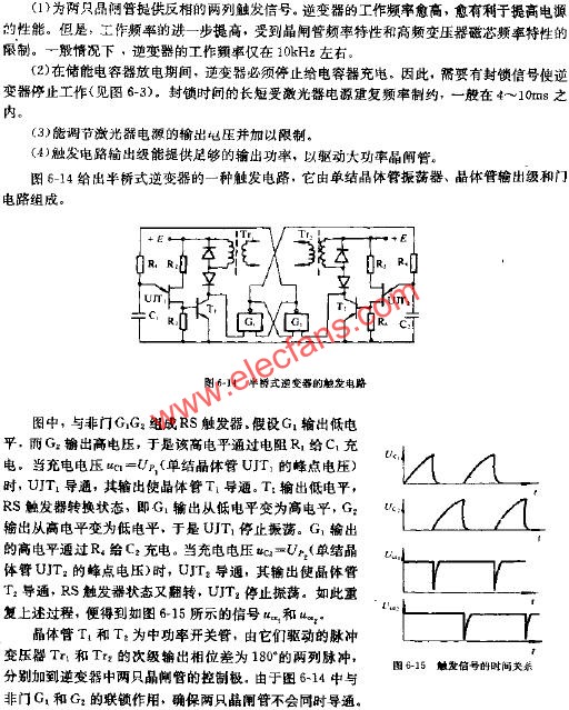 半橋式逆變器的觸發(fā)電路  wenjunhu.com