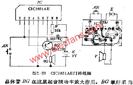 CIC2851AE門鈴電路圖 wenjunhu.com