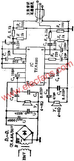 有源音箱電路  wenjunhu.com