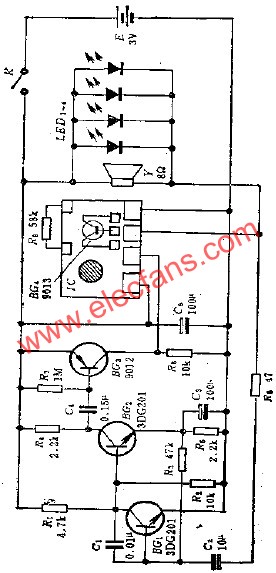 聲控音樂娃娃電路  wenjunhu.com