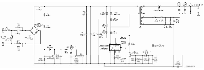 圖8:7 W可調(diào)光LED驅(qū)動器電路圖。（電子系統(tǒng)設(shè)計）