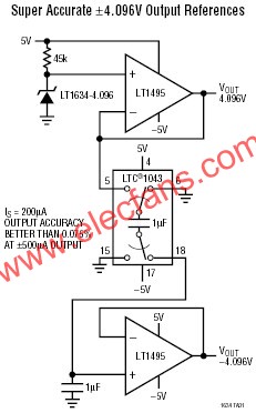 LT1634典型應(yīng)用電路圖  wenjunhu.com