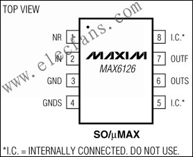 MAX6126 超低噪聲、高精度、低壓差電壓基準(zhǔn) wenjunhu.com