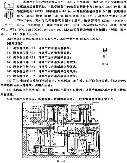 30W*2高保真功率放大器