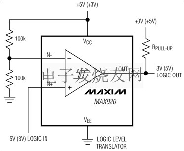 MAX917 - MAX920可不帶電壓基準的超擺幅功率比較器 wenjunhu.com