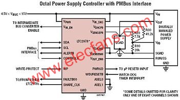 LTC2978典型應(yīng)用電路  wenjunhu.com