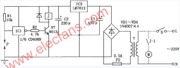 家用增壓水泵保護(hù)電路 wenjunhu.com