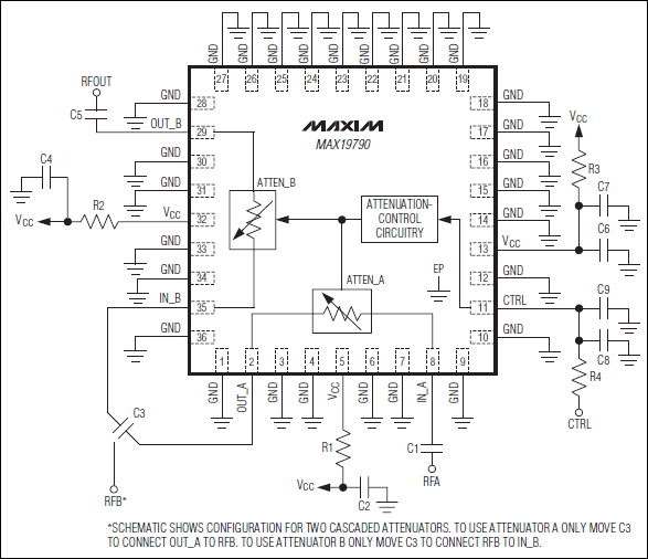 MAX19790：典型應(yīng)用電路