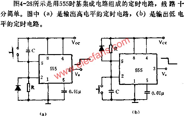 時基集成電路組成定時電路圖 www.wenjunhu.com