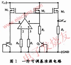 一階可調(diào)帶隙基準(zhǔn)源 www.wenjunhu.com