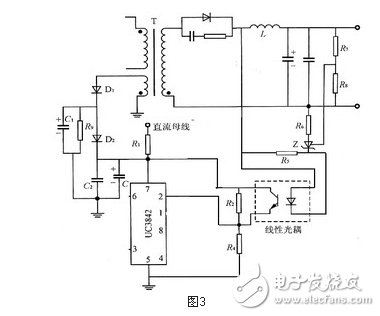 采用線性光耦改變誤差放大器的輸入誤差電壓