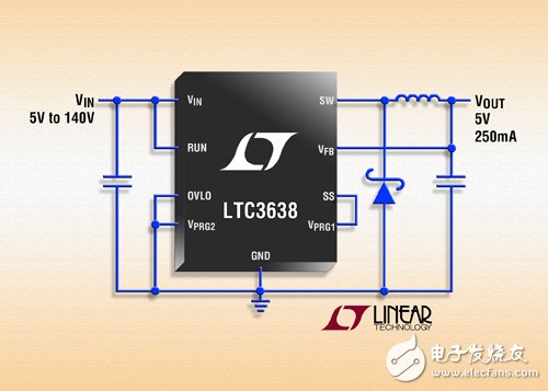 140V、250mA 同步降壓型轉(zhuǎn)換器