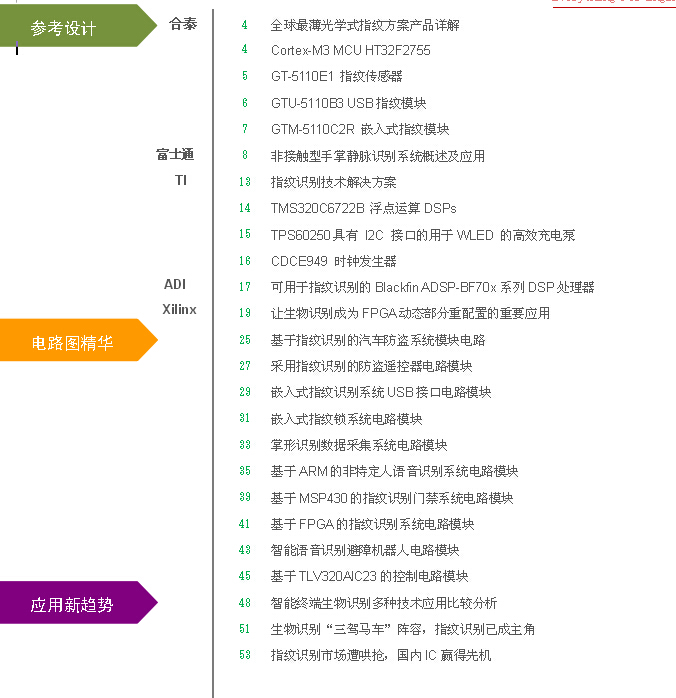 《生物識別參考設計秘籍大全》