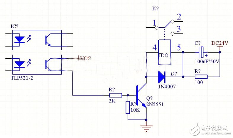 繼電器的工作原理以及驅(qū)動(dòng)電路解析 —電路圖天天讀（245）