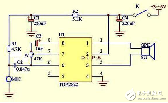 簡易音頻放大器電路圖大全（八款簡易音頻放大器電路設(shè)計原理圖詳解）