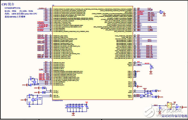 STM32_F4VET6--核心板原理圖