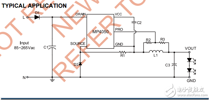 mp4050,led,驅(qū)動(dòng)器mp4050非隔離高亮度LED驅(qū)動(dòng)器