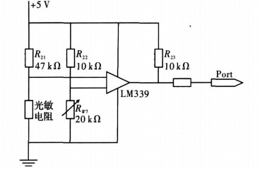 照度檢測(cè)電路圖