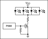 圖5. 簡單的PMW控制電路