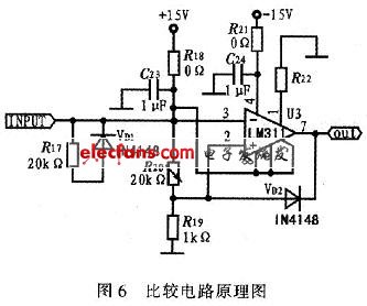 比較電路原理圖