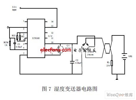 濕度變送器電路圖