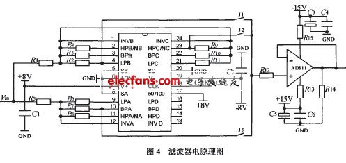 濾波器電原理圖