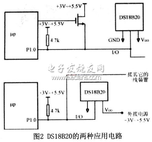 DSl8B20應(yīng)用電路